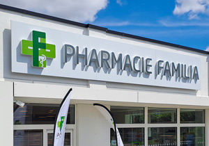 Lettres LED Pharmacie Familia